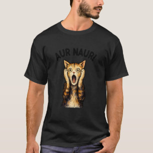 AUR Naur Kat Grappig Oh Nee Verrast Australisch Ac T-shirt