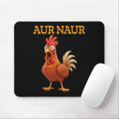Aur Naur Kip Meme Grappige Cartoon Haan Muismat (Met muis)