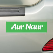 Aur Naur Sticker voor Hydroflask, Funny bumper (Op auto)