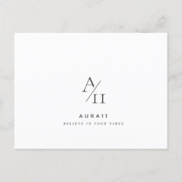 Aura11 gelooft in je vibes briefkaart