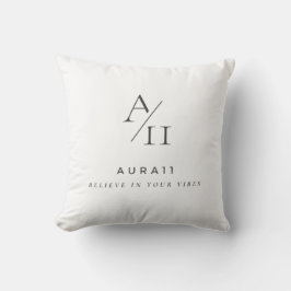 Aura11 gelooft in je vibes kussen