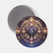 Aura11 gelooft in je vibes magneet (Voorkant / Achterkant)