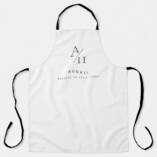 Aura11 gelooft in je vibes schort (Voorkant)