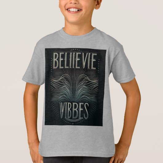 Aura11 gelooft in je vibes t-shirt (Voorkant)