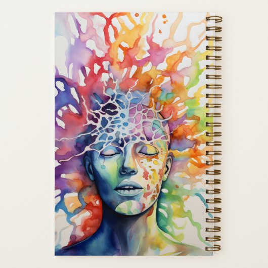 Aura Aangepaste naam Notitieboek (Achterkant)