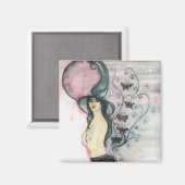 Aura bij Dusk Heksenmagneet Magneet (Voorkant / Achterkant)