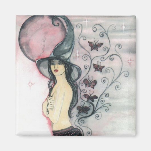 Aura bij Dusk Heksenmagneet Magneet (Voorkant)