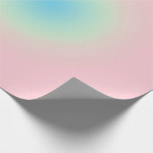  Aura Blue Pink Gradient Ombre Gift Cadeaupapier (Hoek)