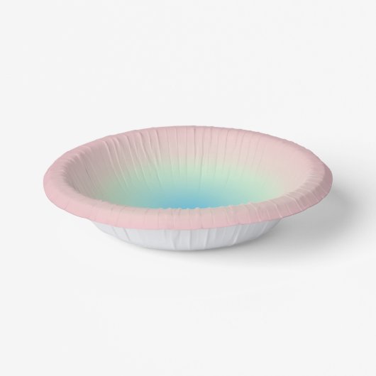  Aura Blue Pink gradient Ombre Papieren Kommen (Gebogen)