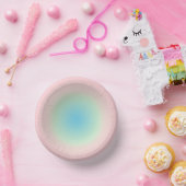 Aura Blue Pink gradient Ombre Papieren Kommen (Feest)