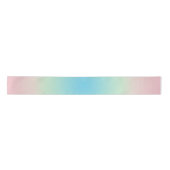 Aura Blue Pink gradient Ombre Satijnen Lint (Voorkant)