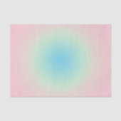 Aura Blue Pink gradient Ombre Tissuepapier (Voorkant)