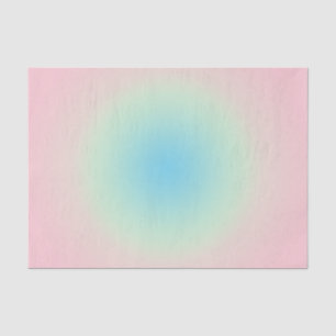  Aura Blue Pink gradient Ombre Tissuepapier