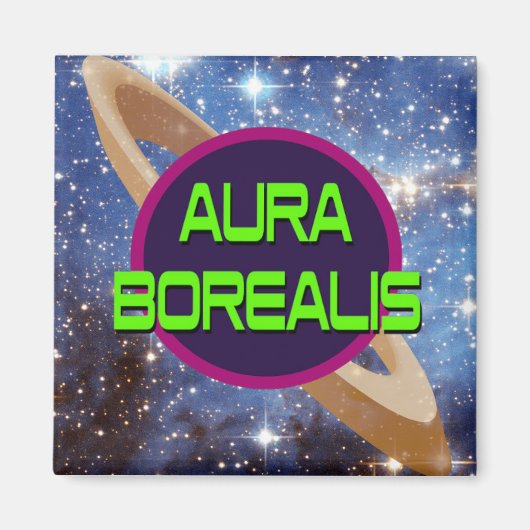 Aura Borealis Small TV Show Radio Show Magnet (Voorkant)