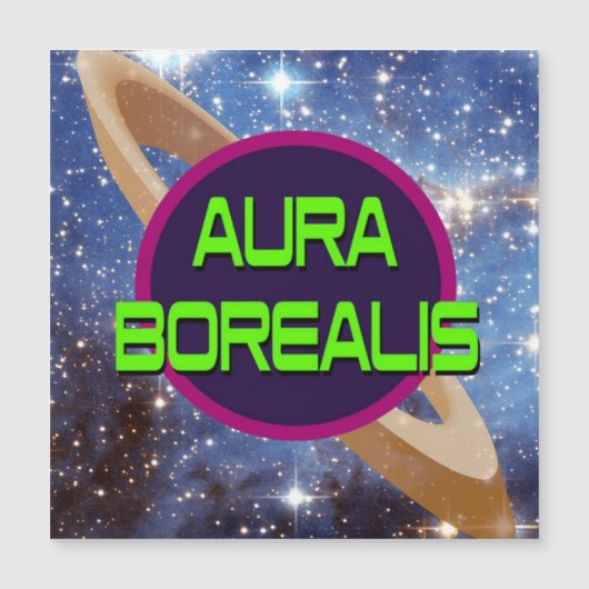 Aura Borealis TV Show Radio Show Magnet (Voorkant)