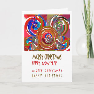 Aura Cleaning Circles - Vroegere kerstdagen Feestdagen Kaart