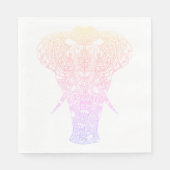 Aura Elephant Napkin Servet (Voorkant)