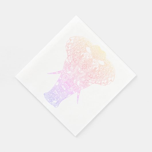 Aura Elephant Napkin Servet (Hoek)