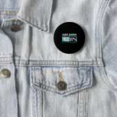 Aura Energie 67 67 Zes Zeven Meme Ronde Button 5,7 Cm (In situ)