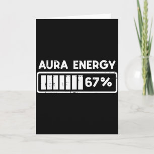 Aura Energie 67 Grappig Nummer 6 7 Meme Kinderen J Kaart
