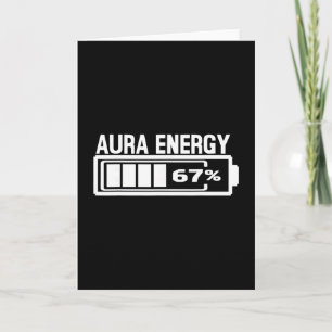 Aura Energie 67 Grappige Zes Zeven Meme Gen Alpha Kaart