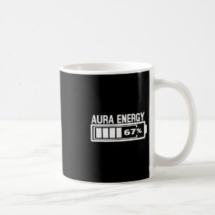 Aura Energie 67 Grappige Zes Zeven Meme Gen Alpha Koffiemok