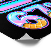 Aura Energie 67 Meme Ijs Drip 6 7 Grappig Zes S Poster (Hoek)