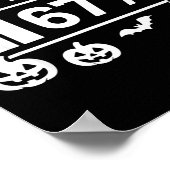 Aura energie 67 procent 6 7 meme halloween  poster (Hoek)