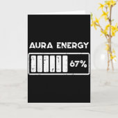 Aura Energie 67 Procent Grappig Nummer 6 7 Meme Vr Kaart (Gele Bloem)