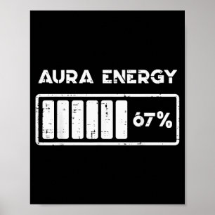 Aura Energie 67 Procent Grappig Nummer 6 7 Meme Vr Poster
