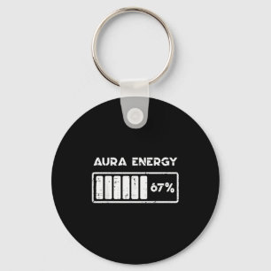 Aura Energie 67 Procent Grappig Nummer 6 7 Meme Vr Sleutelhanger
