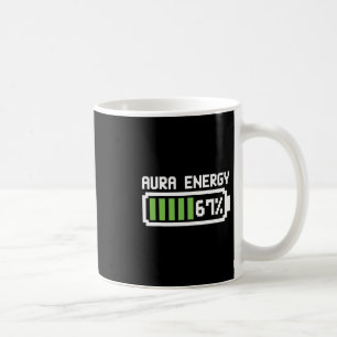 Aura Energie 67 T-shirt Grappige Meme Zes Zeven 6  Koffiemok