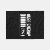 Aura Energie Op 67 Funny Six Seven Meme Gen Alpha Fleece Deken (Voorkant (Horizontaal))