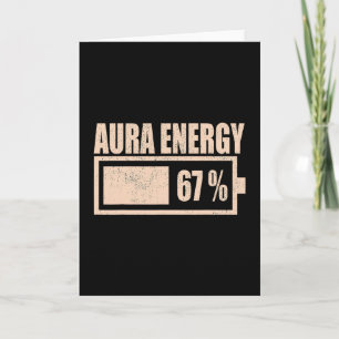 Aura Energie Op 67 Funny Six Seven Meme Gen Alpha  Kaart