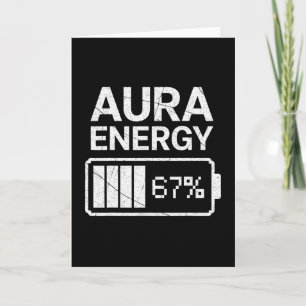 Aura Energie Op 67 Funny Six Seven Meme Gen Alpha Kaart