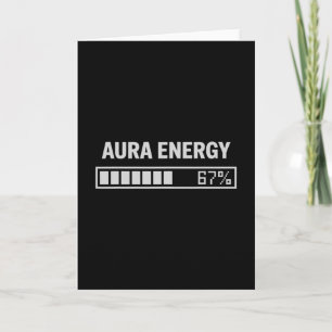 Aura Energie Op 67 Funny Six Seven Meme Gen Alpha  Kaart