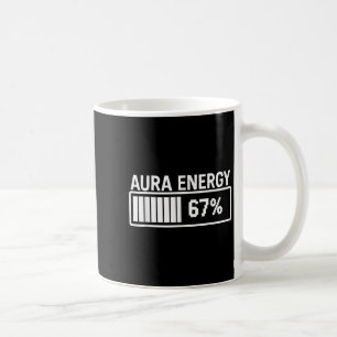 Aura energie op 67 Funny Six Seven Meme Gen Alpha Koffiemok