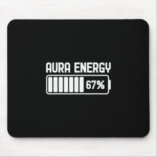 Aura Energie Op 67 Funny Six Seven Meme Gen Alpha Muismat