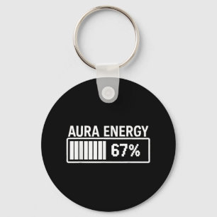 Aura energie op 67 Funny Six Seven Meme Gen Alpha Sleutelhanger