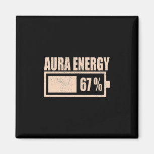 Aura Energie Op 67 Grappige Zes Zeven Meme Gen Alp Magneet