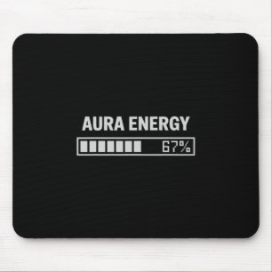 Aura Energie Op 67 Grappige Zes Zeven Meme Gen Alp Muismat