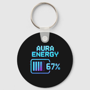 Aura Energie op 67 Grappige Zes Zeven Meme Gen Alp Sleutelhanger
