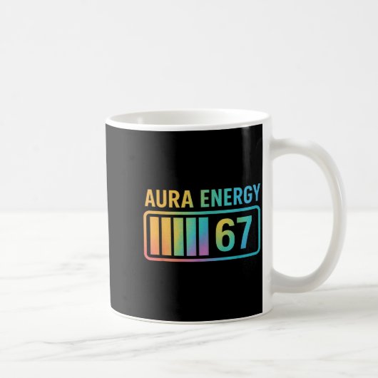 Aura Energy 67 Gen Alpha 6 7 Meme Infinite Rizz St Koffiemok (Rechts)