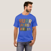 Aura Energy 67 Meme Funny Gen Alpha Slang Retro VI T-shirt (Voorkant volledig)