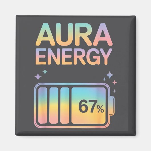 Aura Energy 67 procent batterij Magneet (Voorkant)