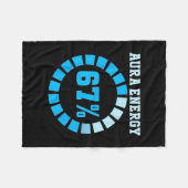 Aura Energy At 67 Funny Six Seven Meme Lets Get 6  Fleece Deken (Voorkant (Horizontaal))