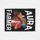 Aura Farmer Funny Meme  Fleece Deken (Voorkant (Horizontaal))