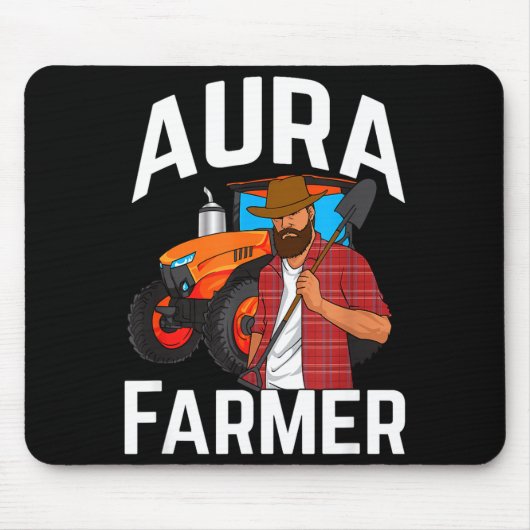 Aura Farmer Funny Meme  Muismat (Voorkant)