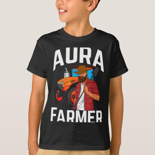 Aura Farmer Funny Meme T-shirt (Voorkant)