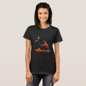 Aura Farming Boy Dancing on Boat Meme Trendy Indon T-shirt (Voorkant volledig)